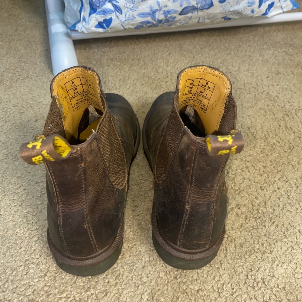 Dr. Martens The Original Brown Pull-On Boots - Picture 4 of 7
